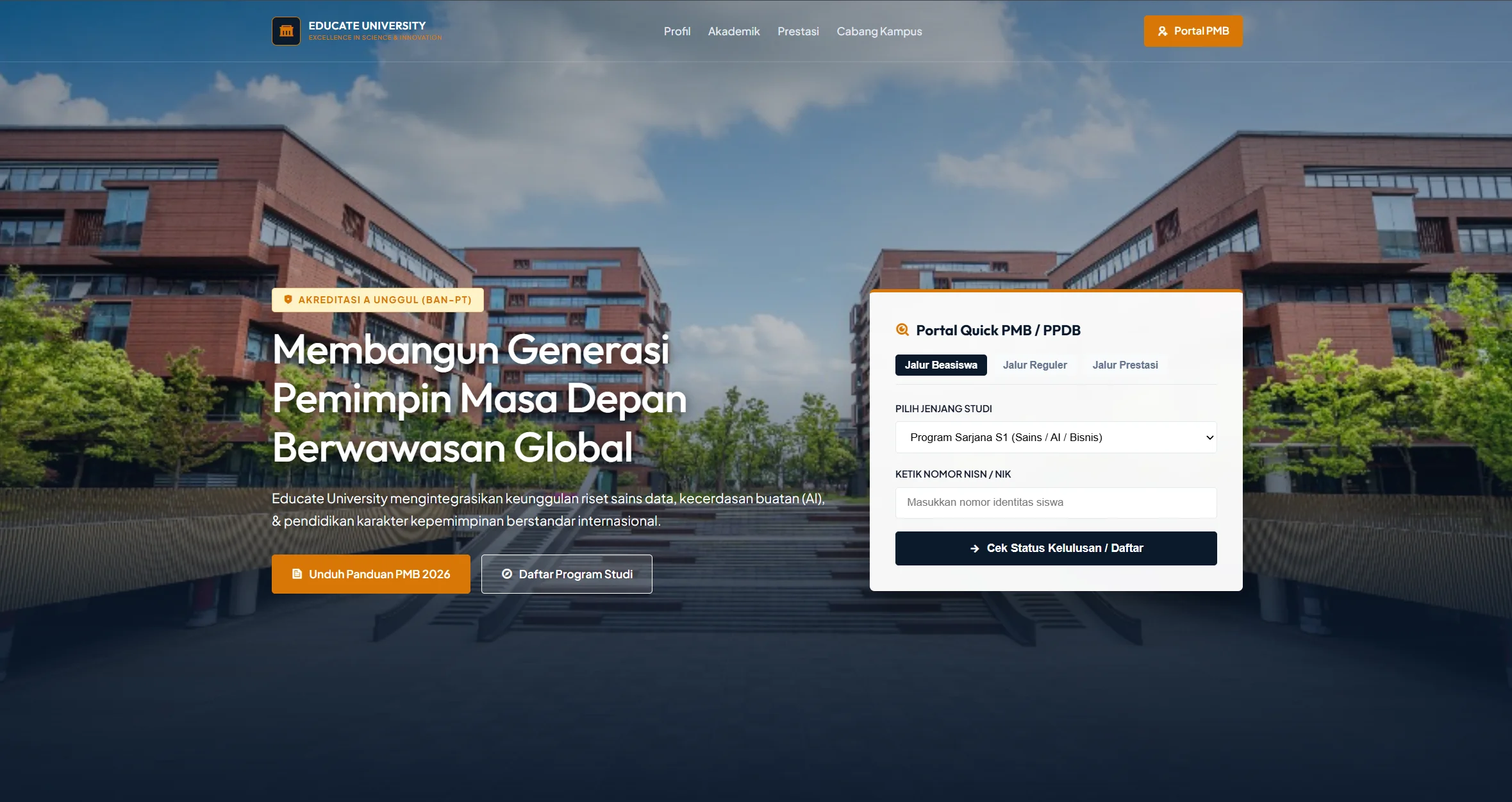 Jasa Pembuatan Website Sekolah & Kampus Terakreditasi